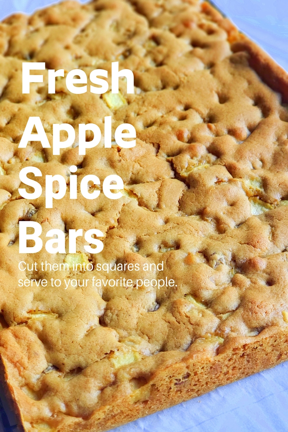 These light and fluffy, fresh Apple Bars come together with the perfect balance of golden raisins, walnuts, and a spice blend that channels the spirit of apple pie. Whether it's apple season or simply a random apple hankering, these bars are a go-to sweet treat. via @cmpollak1