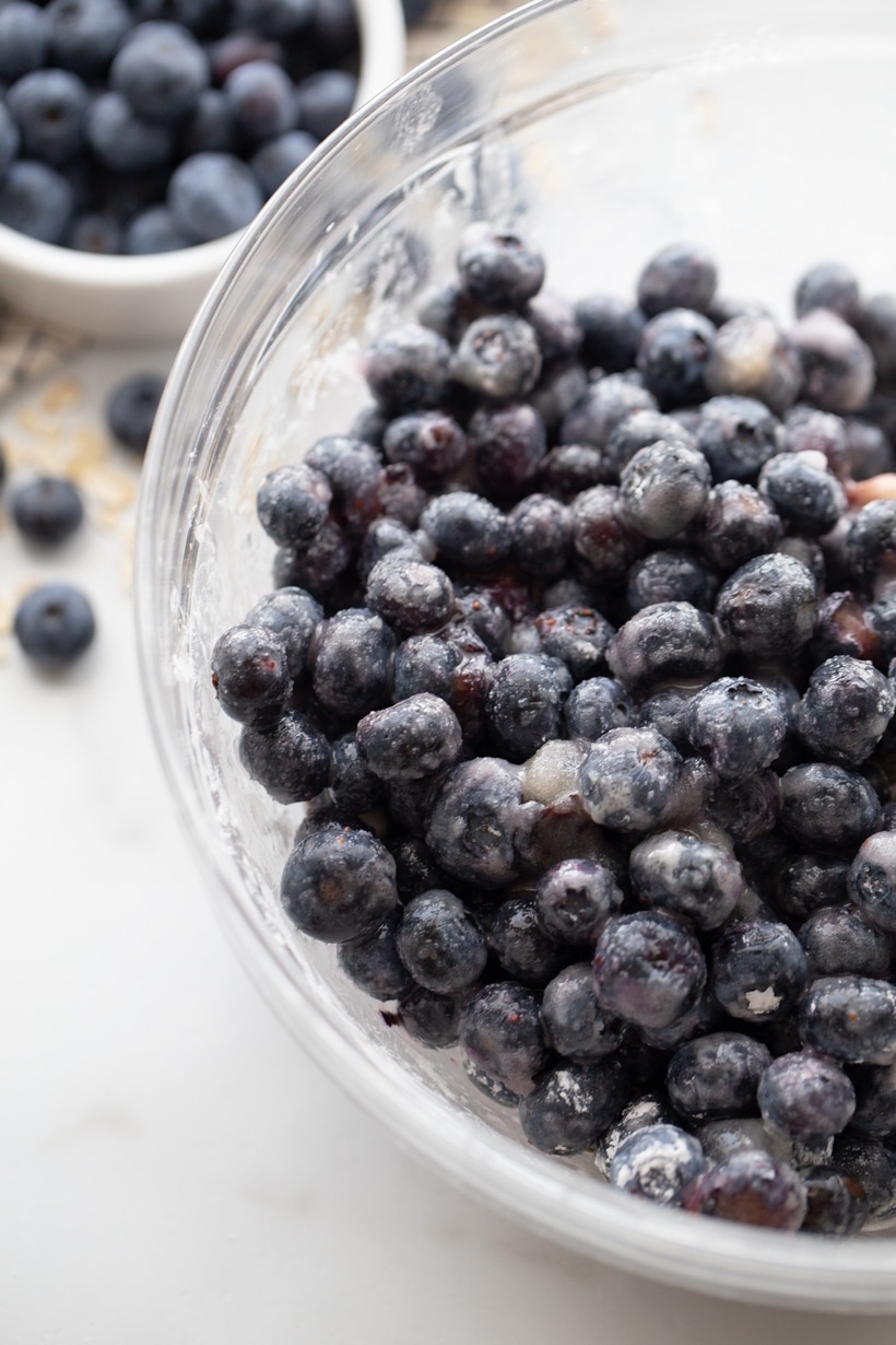 Blueberries in a bowl.