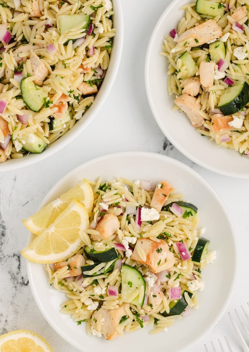 recipes for orzo and chicken
