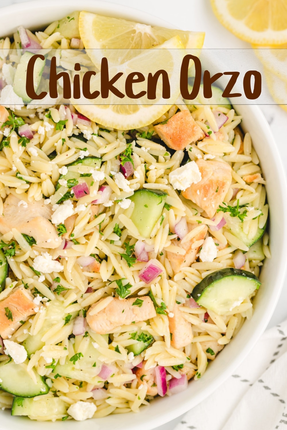 This simple chicken with orzo recipe is packed with vibrant, zesty flavors of the Mediterranean. While nearly every pasta dish is considered "family-friendly," this particular one could easily claim the prize for "easy". via @cmpollak1