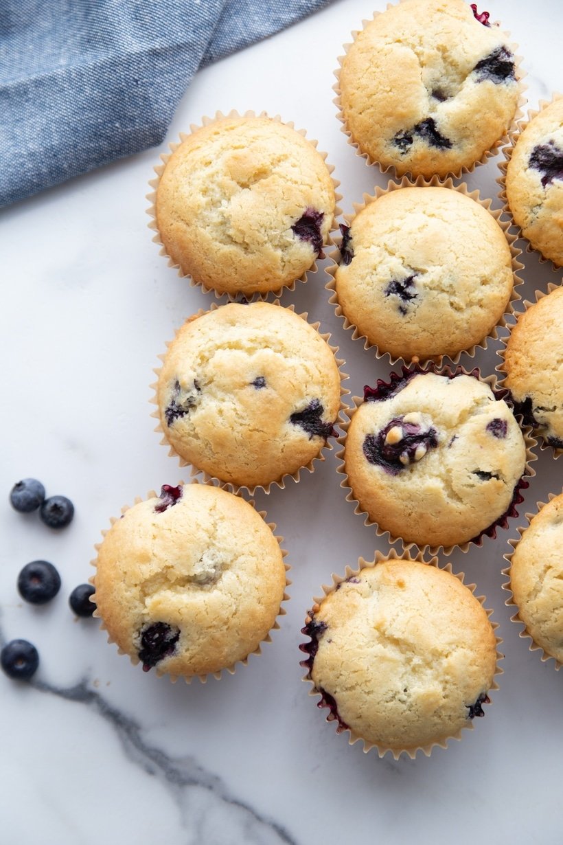 blueberry muffins with sour cream recipe