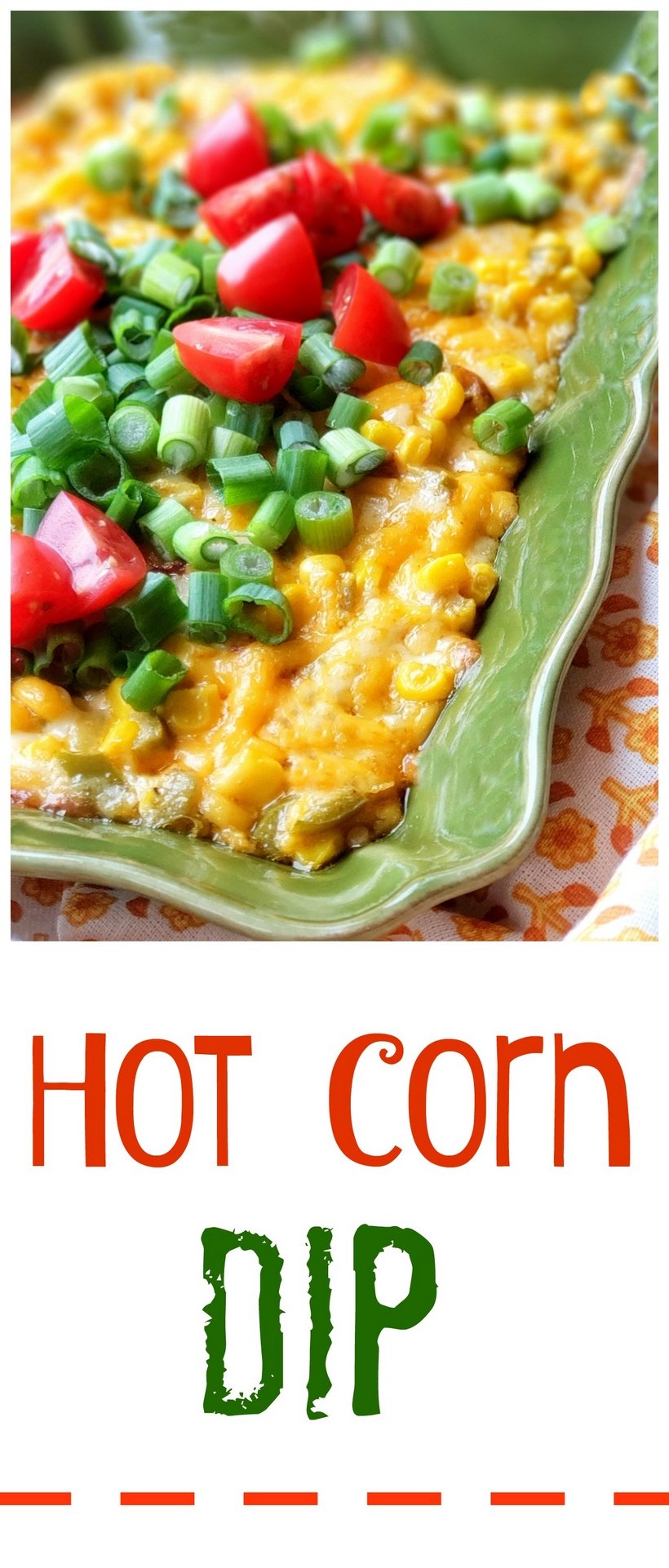 Packed with melty cheese and corn, this Hot Corn Dip disappears faster than any appetizer I have ever made. Serve it for all your upcoming gatherings. #corndip via @cmpollak1