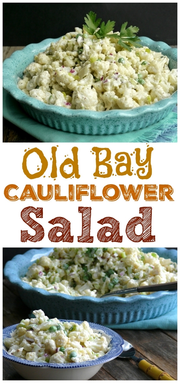 Old Bay Cauliflower Salad is going to be your new favorite side dish