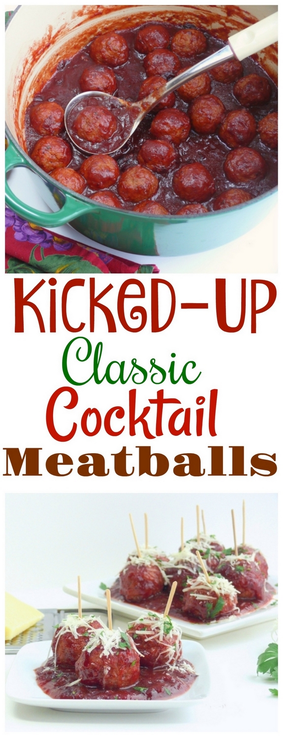 Kicked-Up Classic Cocktail Meatballs