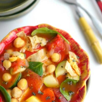 skinny Italian vegetable soup