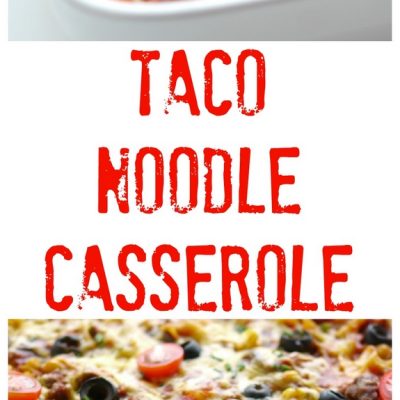 Taco Noddle Casserole is a wonderful weeknight family dinner everyone will enjoy. Packed with flavor and so easy to make.