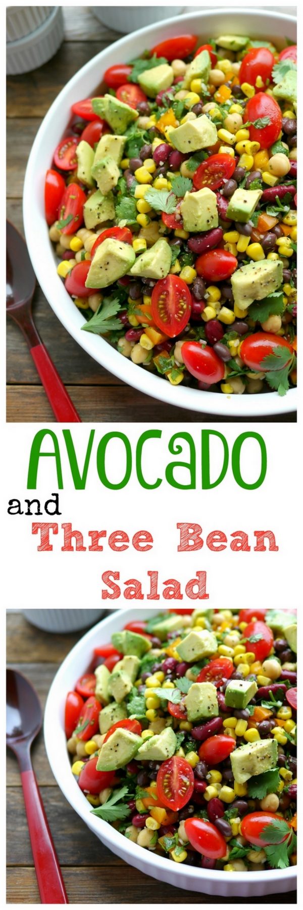 Avocado and Three Bean Salad + Video