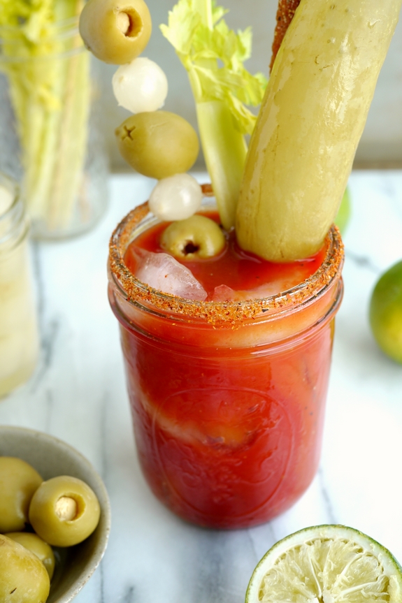 Dill Pickle Bacon Bloody Mary 