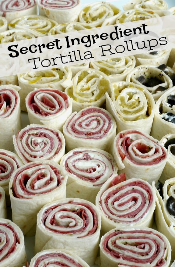 Secret Ingredient Tortilla Rollups 