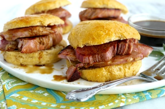 Ham and Biscuits with Red-Eye Gravy