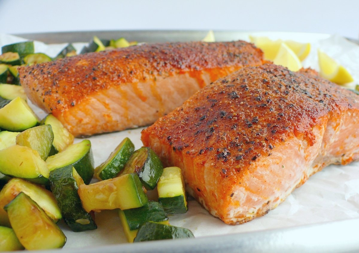 Perfect Air Fryer Salmon + VIDEO - Noble Pig