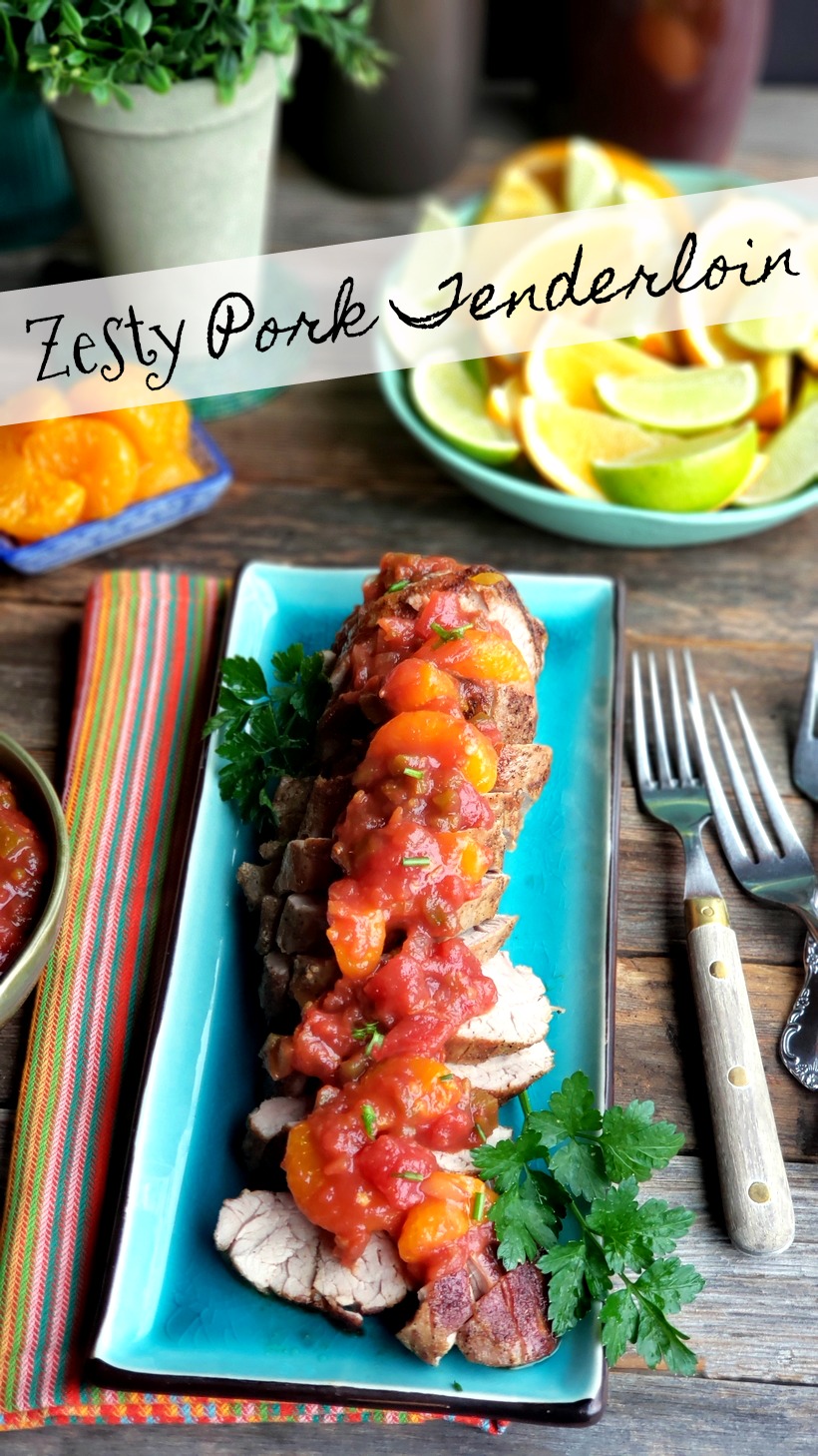 Zesty Pork Tenderloin that is quick and simple to prepare. You will absolutely love this tried and true recipe. #noblepig #pork #porktenderloin