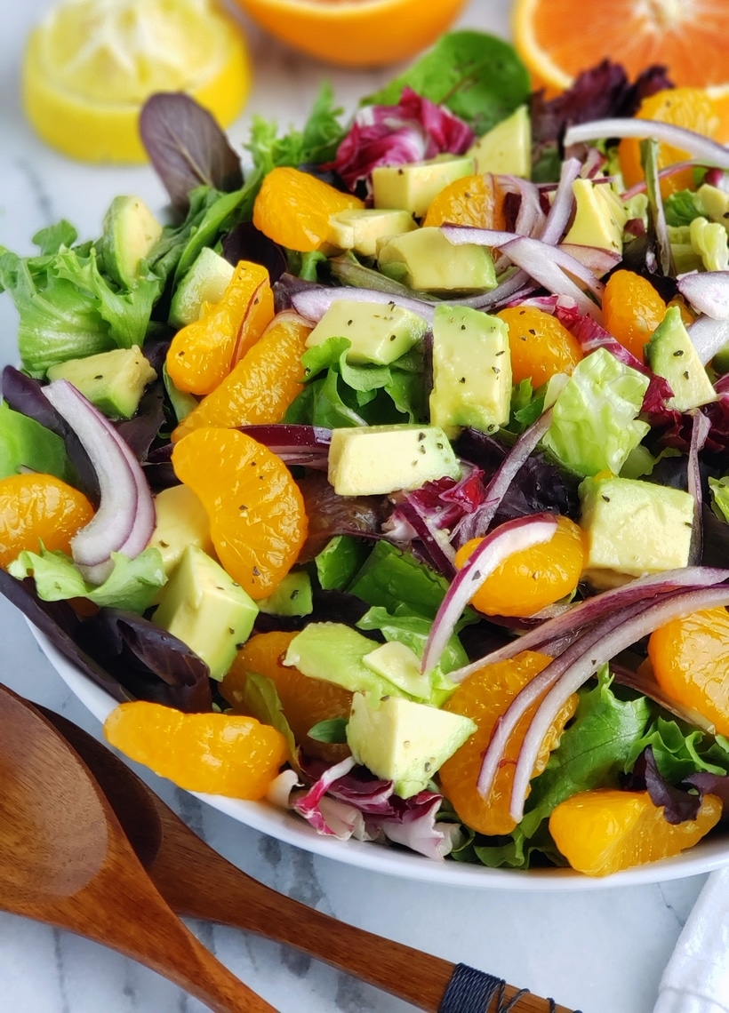 salad with oranges and avocado