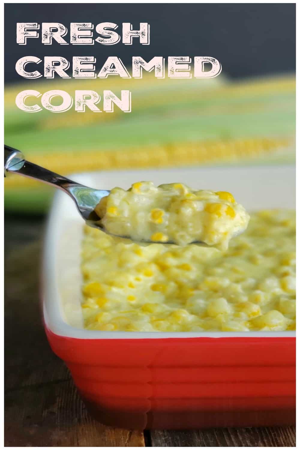 Take full advantage of sweet summer corn and make of batch of this delicious Fresh Creamed Corn. This classic American side dish will be a hit at your next barbecue. via @cmpollak1