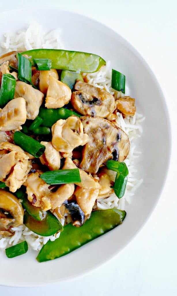 Chicken and Snow Pea StirFry