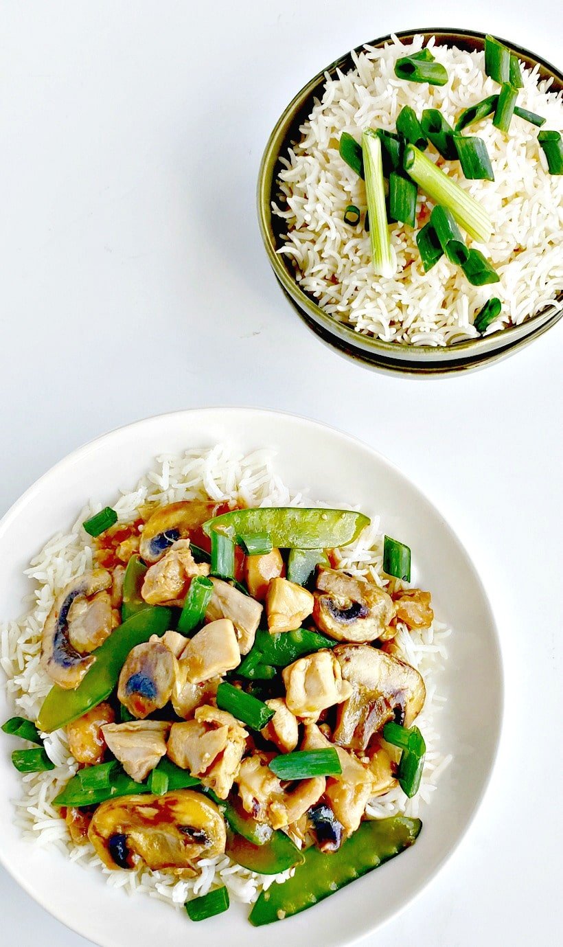 Simple Chicken and Snow Pea Stir-Fry