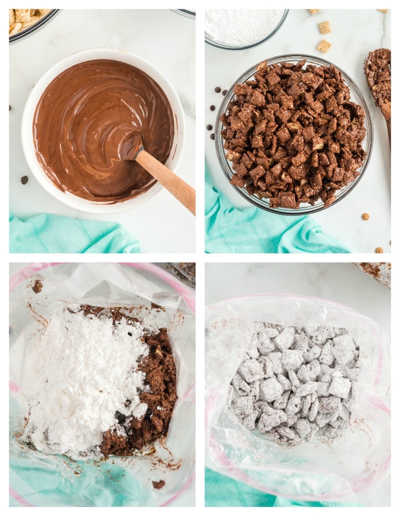 steps for making puppy chow