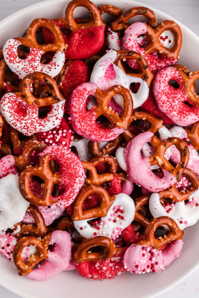 pretzel treats for valentine's day