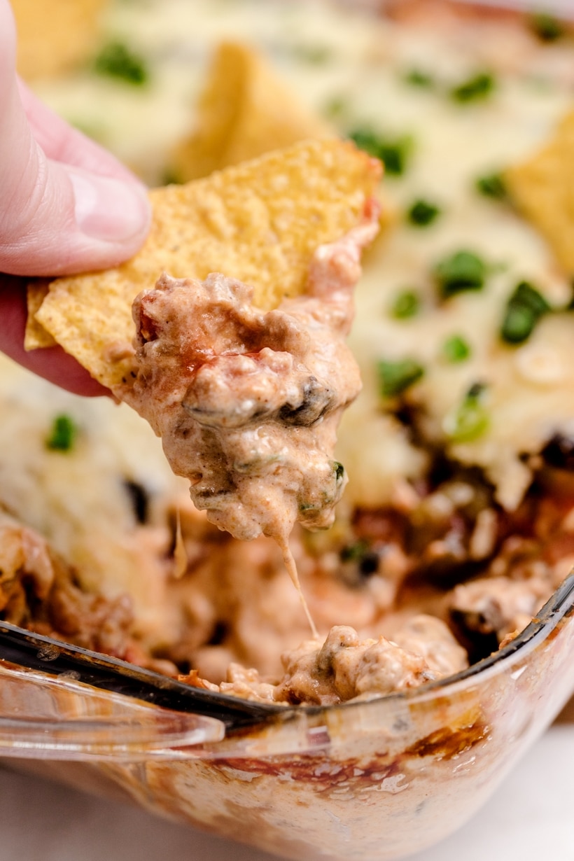 Easy Baked Taco Dip