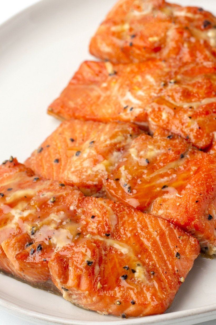 maple glazed salmon