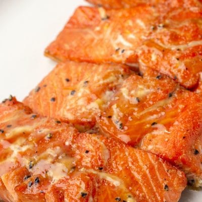 air fryer maple glazed salmon