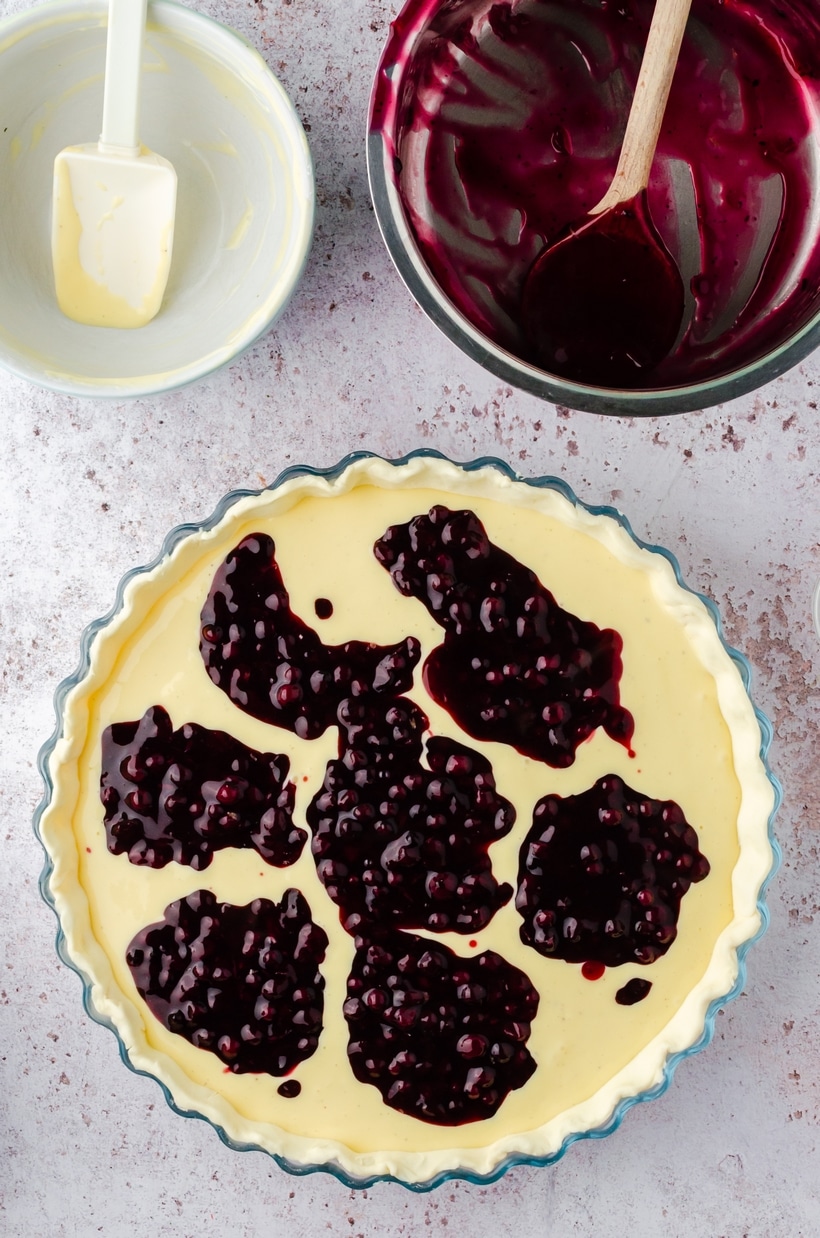 blueberry pie filling tart