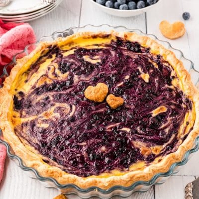 blueberry pudding tart