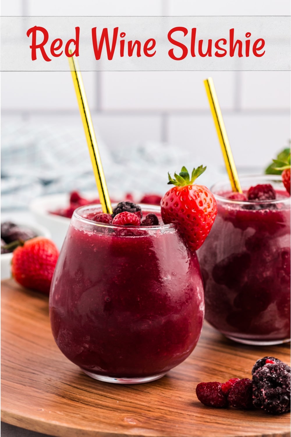 End your day with a refreshing Red Wine Slushie, it's the perfect way to unwind on a beautiful sunny day. via @cmpollak1