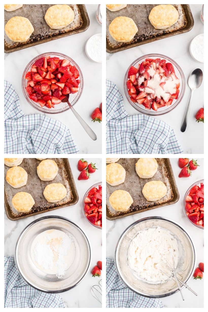 how to make strawberry shortcake