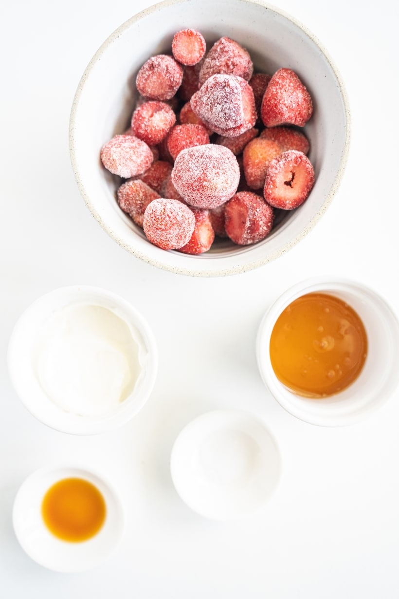 strawberry frozen yogurt ingredients