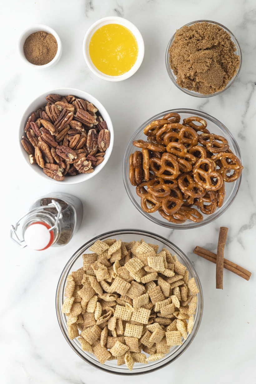 ingredients for chex mix