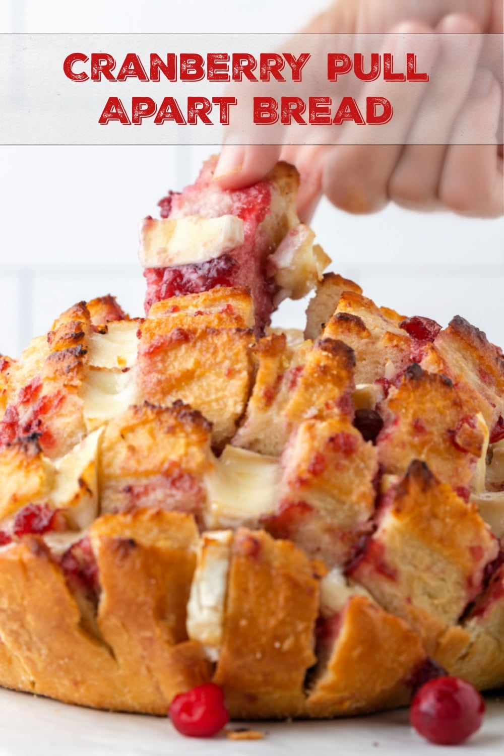 Gooey cheese and bread are always a good idea, but spoon in cranberry sauce and you instantly have a festive, fall appetizer on your hands. This Cranberry Pull-Apart Bread is guaranteed to be the hit of the party.  via @cmpollak1
