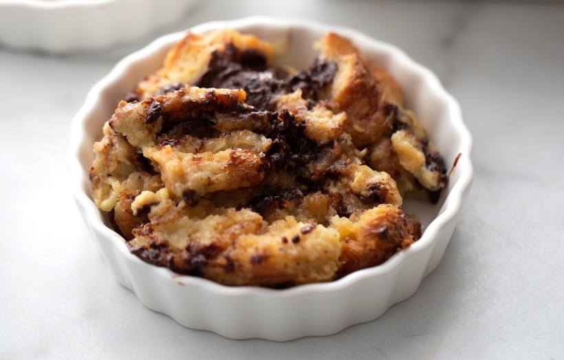 bread and chocolate pudding