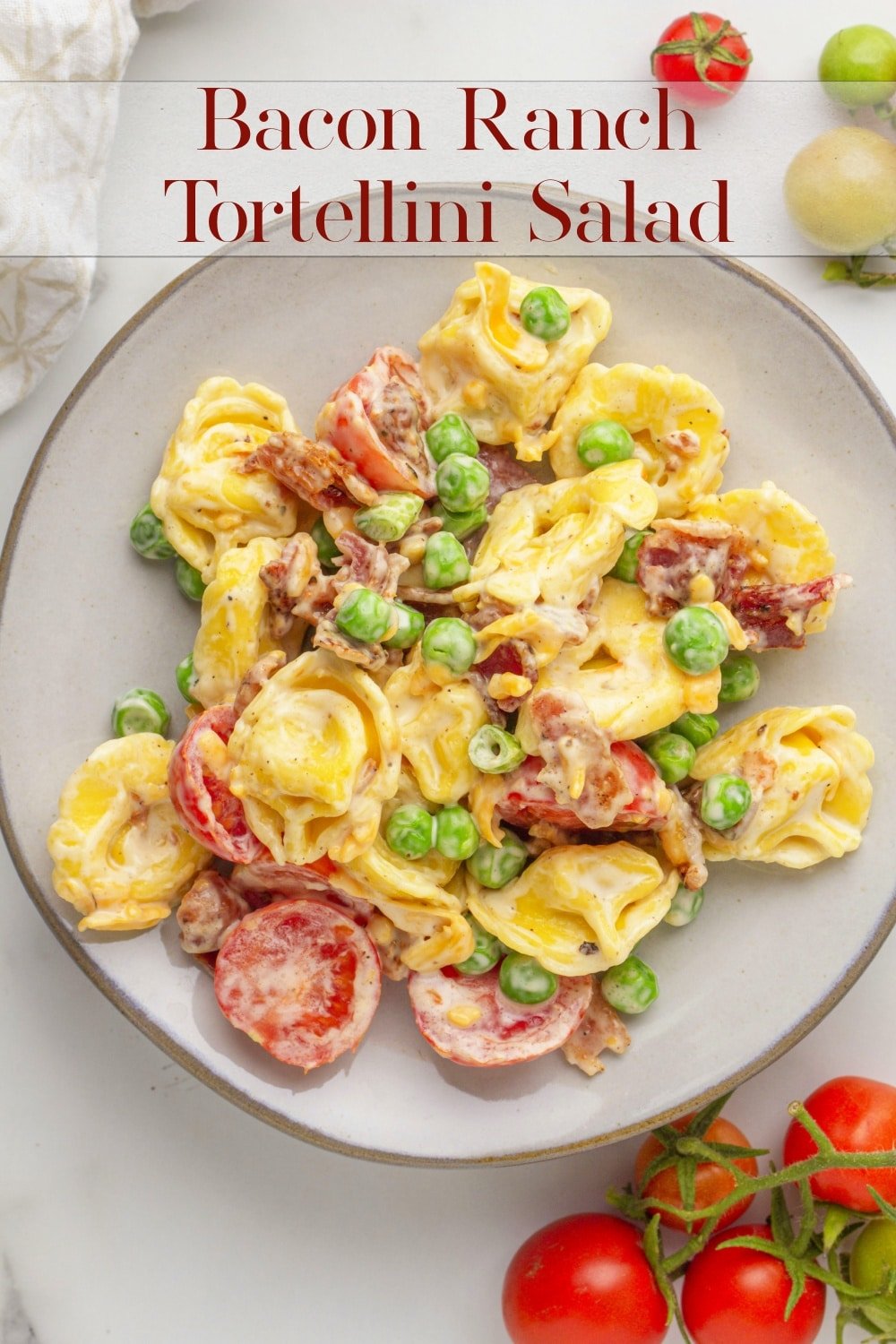 Bacon Ranch Pasta Salad is not only perfect for your next bring-a-dish gathering, it's also one of the best weeknight solutions when a simple, but delicious side dish is necessary. This creamy pasta salad is a summer favorite, but is happily enjoyed year-round with any meal. via @cmpollak1
