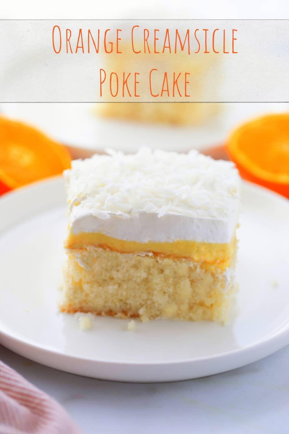 This just might be the dreamiest version of Orange Creamsicle Poke Cake thanks to the addition of cream of coconut incorporated into the cake batter. The layer of intense orange curd adds brightness, while injecting a zesty taste in every bite. via @cmpollak1