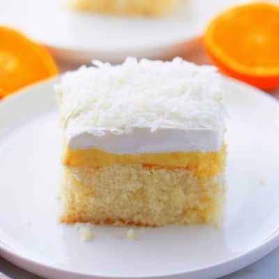 orange creamsicle poke cake