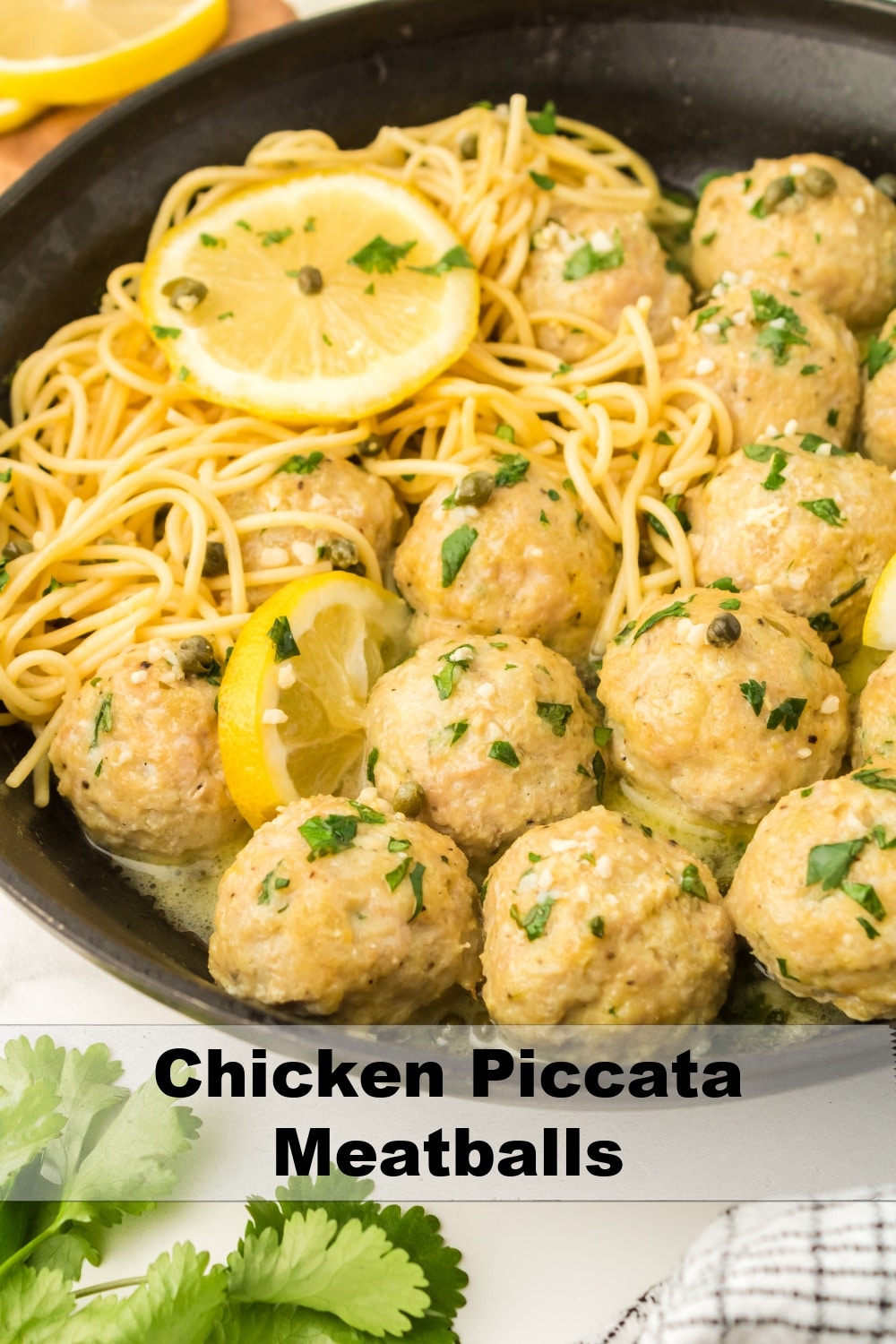 Chicken Piccata Meatballs are a tasty twist on the classic recipe usually made with chicken cutlets. This simple and easy meal is guaranteed to shake up your weekly dinner repertoire in a very good way. via @cmpollak1