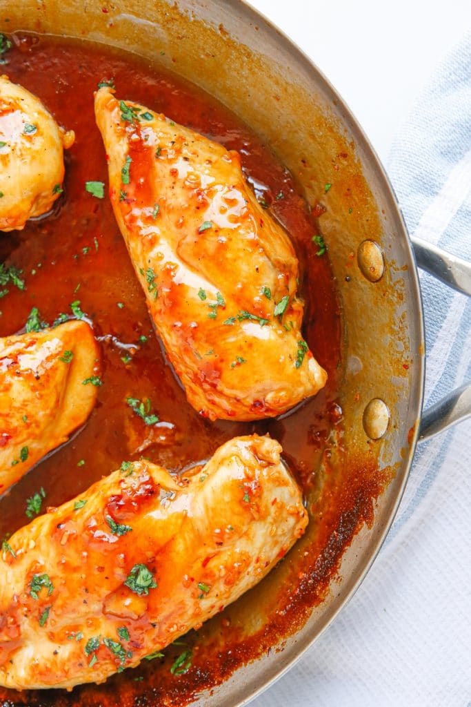 Apricot Glazed Chicken Breasts