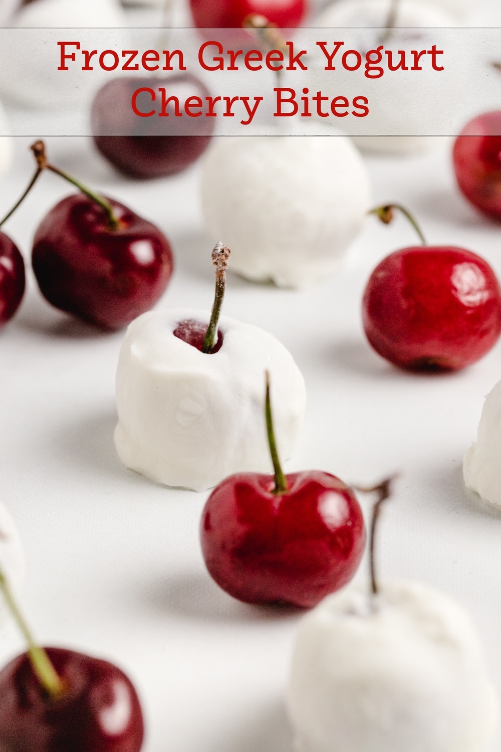 Three ingredients and ready in less than thirty minutes, these frozen yogurt cherry bites are the perfect summertime snack.  via @cmpollak1
