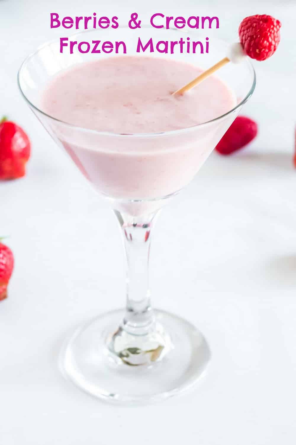 Inspired by the heat, these Berries and Cream Frozen Martinis are the most in-the-moment, sublime, summertime sips, when it comes to the frozen side of cocktails. via @cmpollak1
