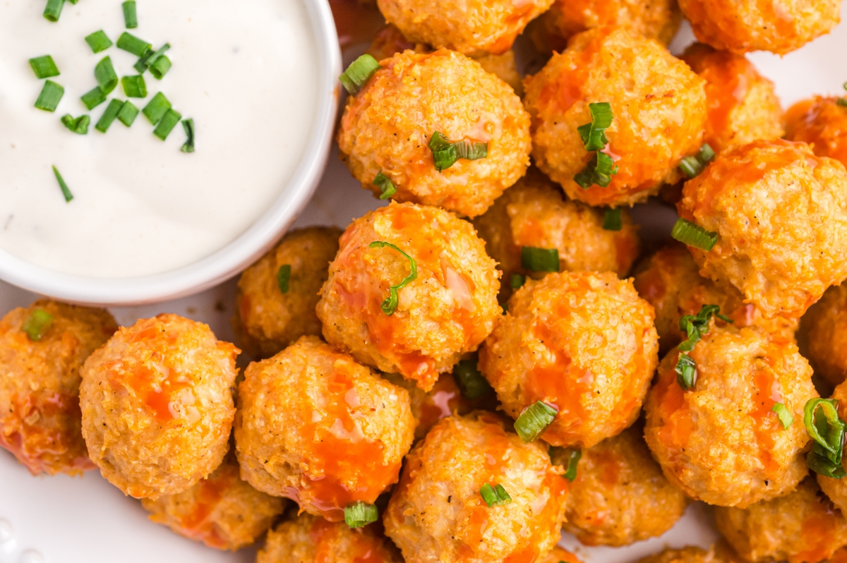 Buffalo Chicken Meatballs | Noble Pig