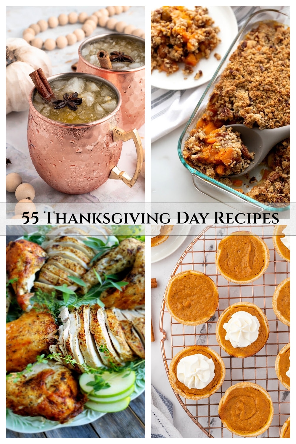 All your favorite and festive Thanksgiving dinner recipes in one place, ready and waiting for you to make them for your family and friends. These dishes combine plenty of pizzazz with a whole lot of simplicity. via @cmpollak1