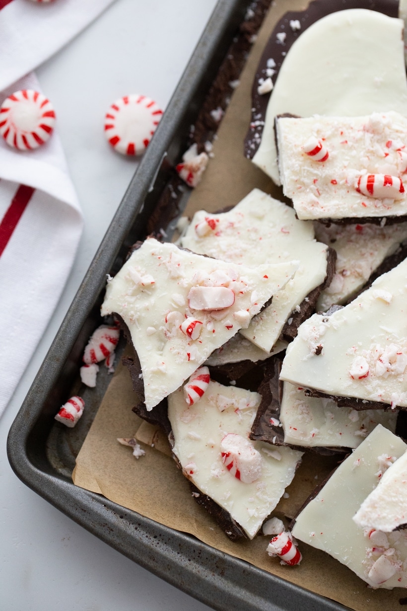 quick and easy peppermint bark