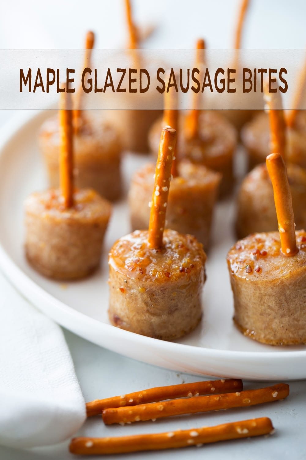Enjoy the ultimate party appetizer with these delicious maple glazed sausage bites - bursting with flavor and perfectly glazed with a rich, sweet and sauce. Perfect for any gathering, these tasty bites are sure to be a hit with your guests. Try them today and elevate your party to the next level! via @cmpollak1
