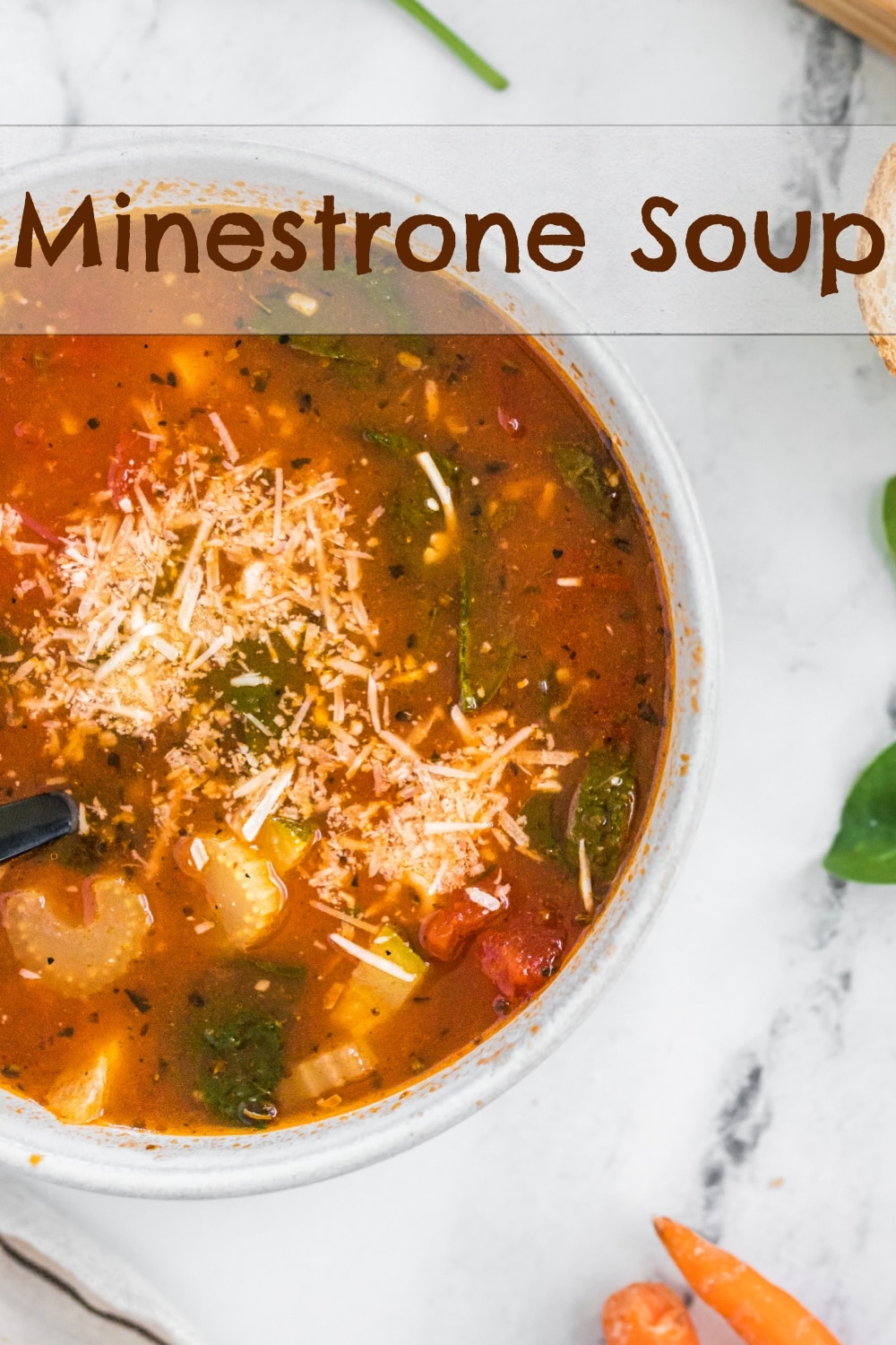 Cold, winter days call for a steaming-hot bowl of minestrone soup, with its tomato-herb broth and variety of vegetables and hearty beans.  via @cmpollak1