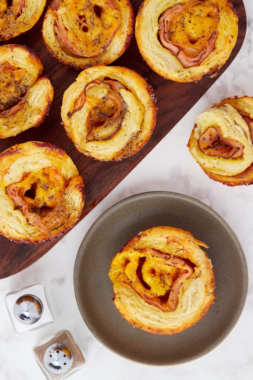 ham and cheese pinwheel appetizers