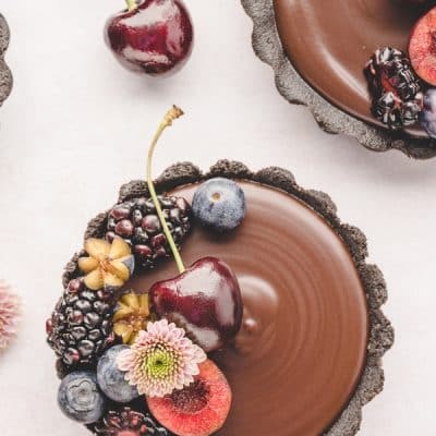 mini chocolate tarts