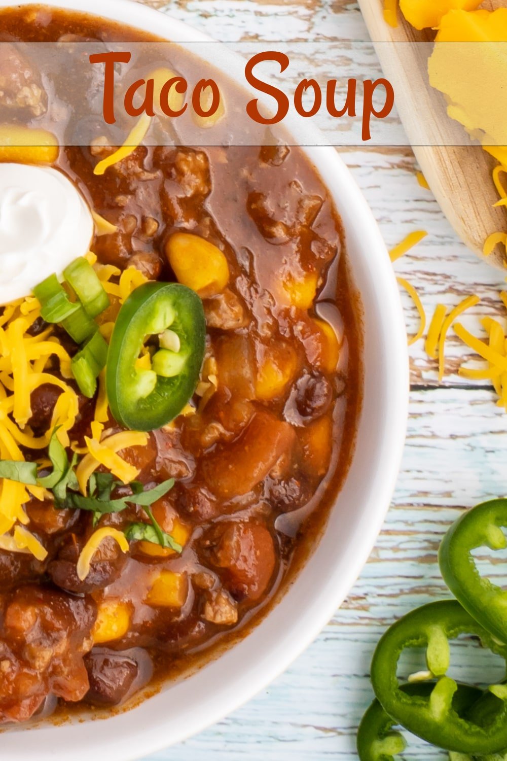 Taco inspired soup that gives even the tastiest chili a run for its money. This is thick and satisfying soup has a tomato-salsa base and the ground beef is seasoned with taco spices. Added texture comes from corn and black beans. It's both pantry and budget friendly. Imagine classic American ground beef tacos transformed into a heartwarming soup. via @cmpollak1