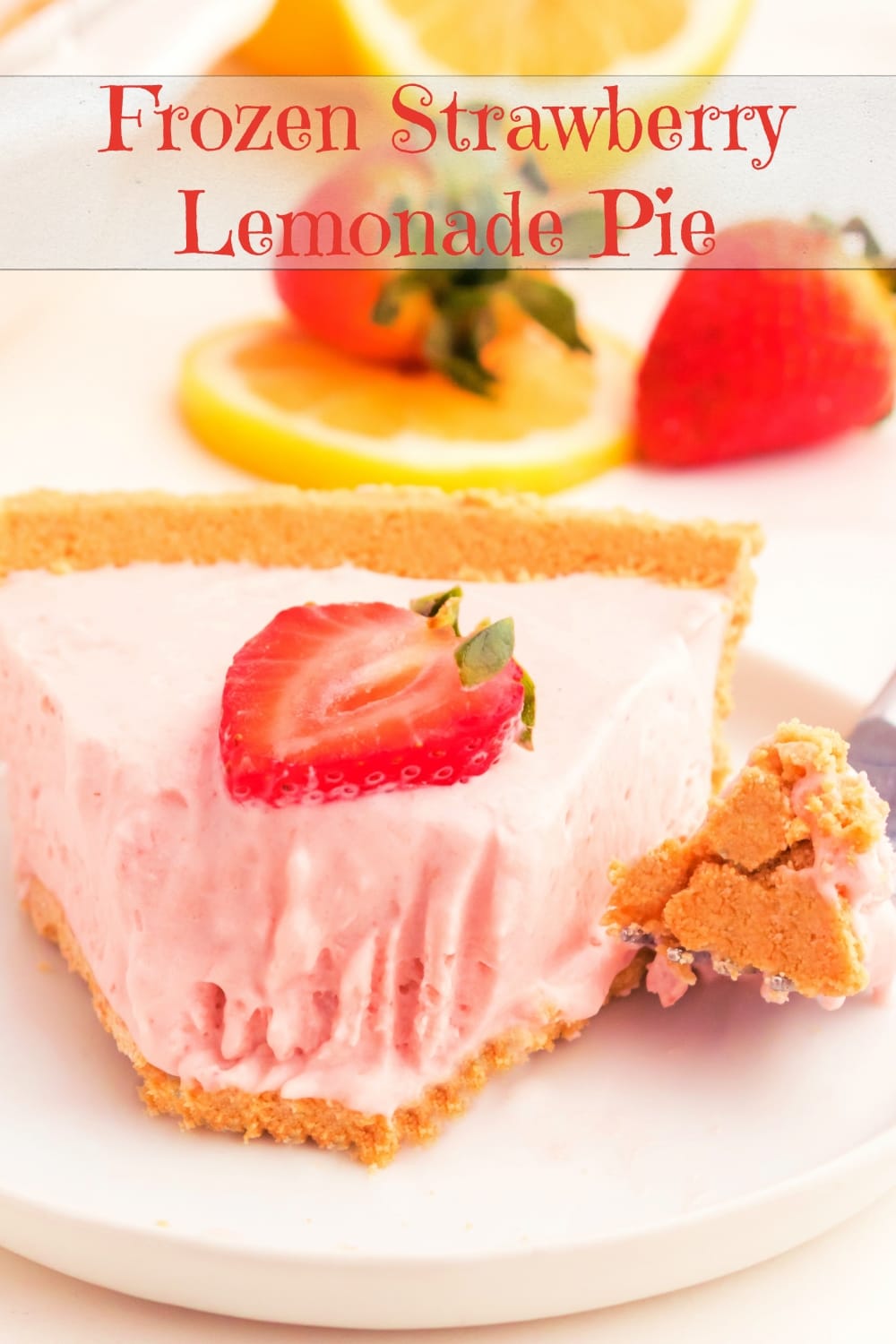 This wildly uncomplicated, Frozen Strawberry Lemonade Pie, is hard to resist. From the lightly sweet and airy filling to the crisp graham cracker crust, this pie is ready to be served at every gathering this season.This wildly uncomplicated, Frozen Strawberry Lemonade Pie, is hard to resist. From the lightly sweet and airy filling to the crisp graham cracker crust, this pie is ready to be served at every gathering this season. via @cmpollak1