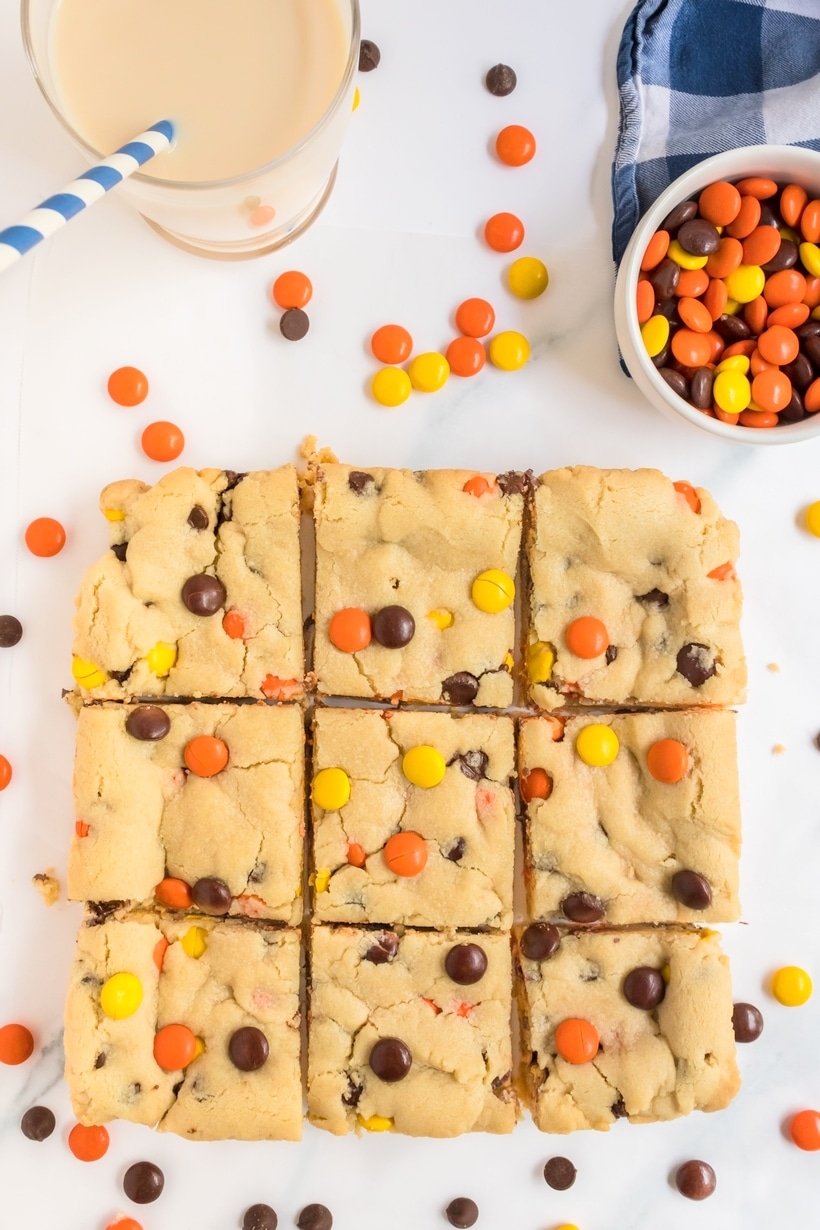 dessert bars with reeses pieces